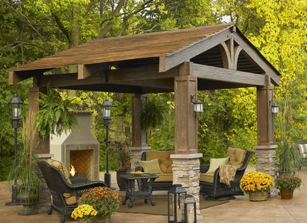 Pergola Furniture Ideas 4