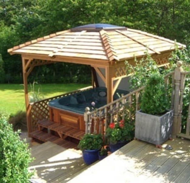Gazebo Ideas for Hot Tubs 2