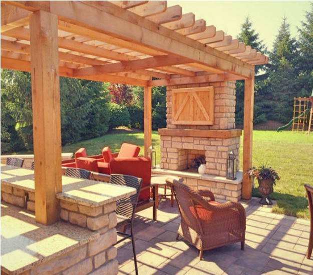 Pergola Fire Pit 5