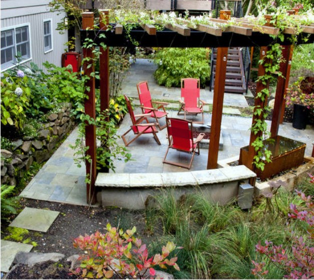 Pergola Garden Furniture Ideas 7