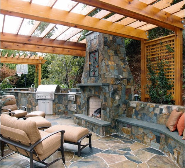 Pergola Bench Seat Designs 4