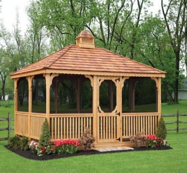Rectangular Gazebo Plans 3