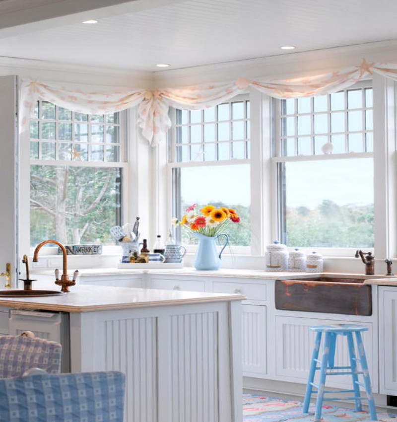 Best Trellis Kitchen Curtains 4