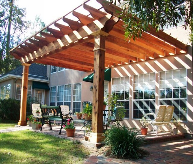 Perfect Attached Pergola 11