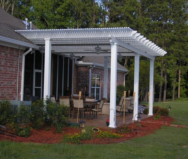 garden treasures white pergola 10