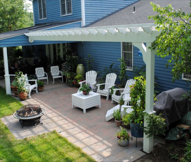 garden treasures white pergola 4