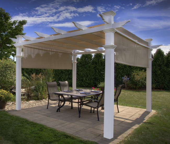 garden treasures white pergola 5