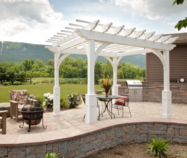 garden treasures white pergola 9