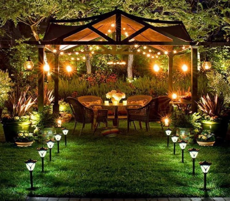 Outdoor Gazebo Lighting 3