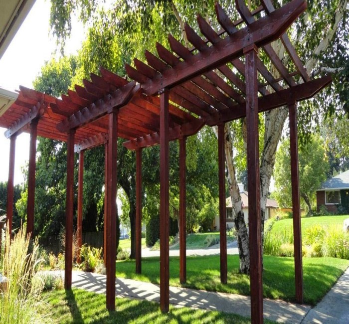 Walkway Pergola Covers Pergola Gazebos