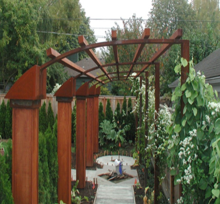 Walkway Pergola Covers