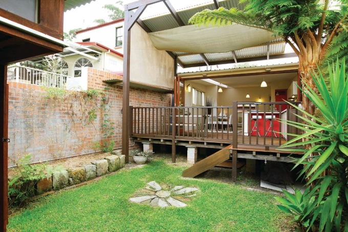 Gazebo Deck on Backyard 1