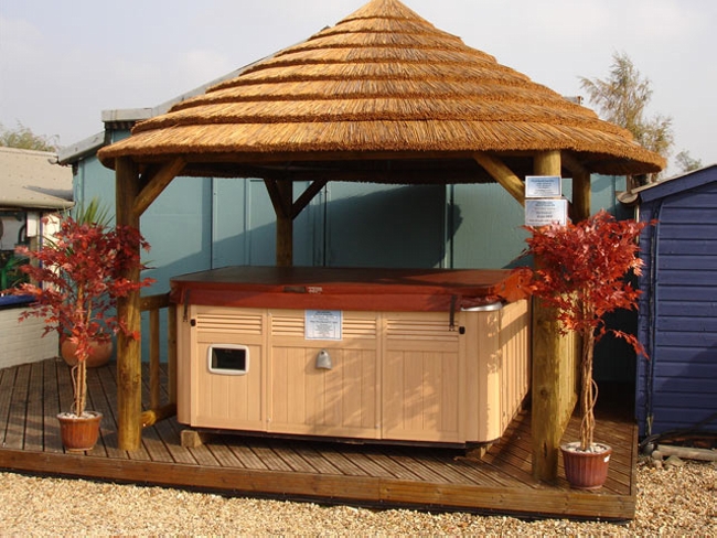 Private Hot Tub Gazebo Ideas 11