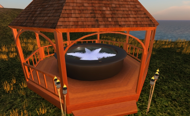 Private Hot Tub Gazebo Ideas 14