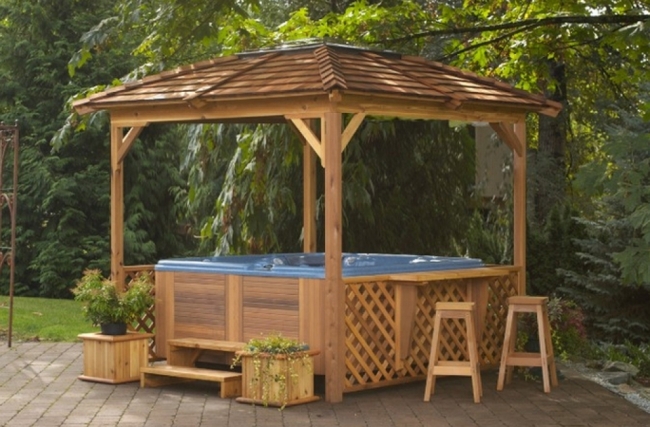 Home Round How To Build A Hot Tub Gazebo Spa Gazebo Vatti Home Gazebos For Hot Tubs Gazebos For Hot Tubs 3