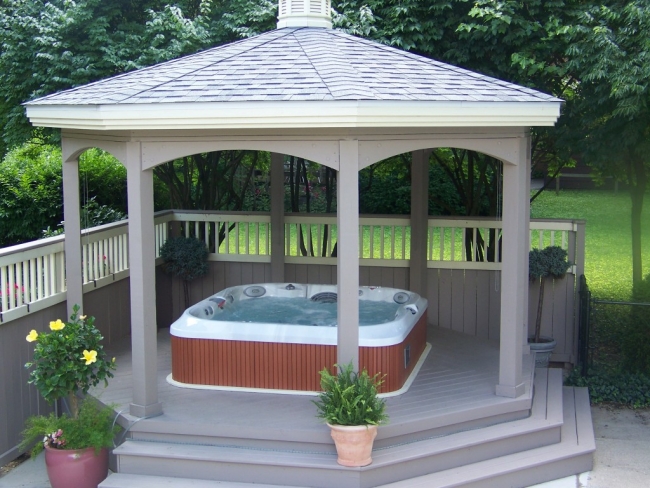 Private Hot Tub Gazebo Ideas | Pergola Gazebos: