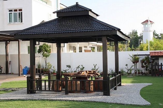 Swings by Implanting a Gazebo 4