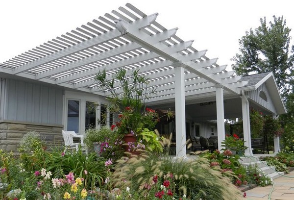 Pergola in Front Yard 2
