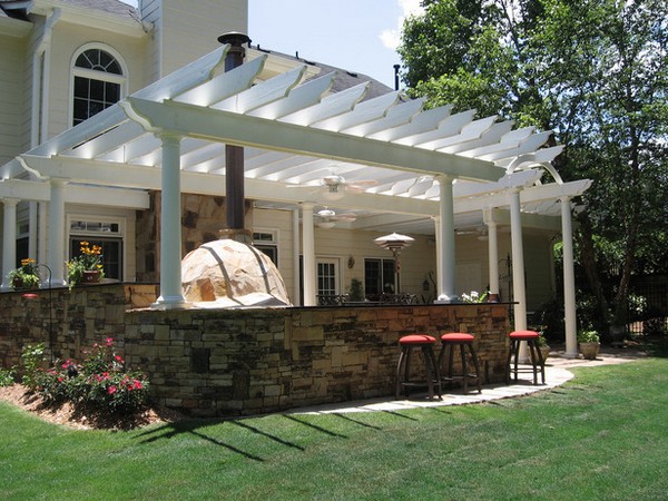 Pergola in Front Yard 5