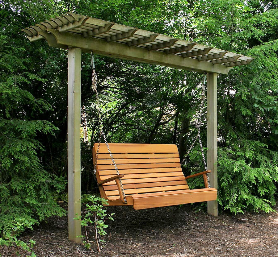 Have You Ever Thought of Adding Swing to Your Pergola ? | Pergola Gazebos: