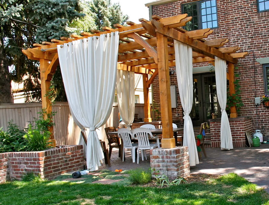 Pergola Curtains Idea