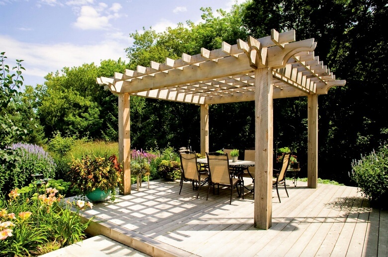 yard pergola plans