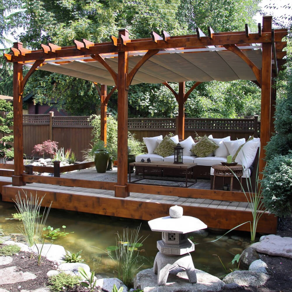 pergola furniture ideas 1