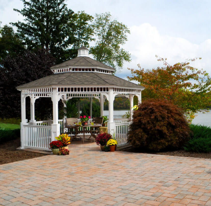 Lakeside Gazebo Design Ideas 15