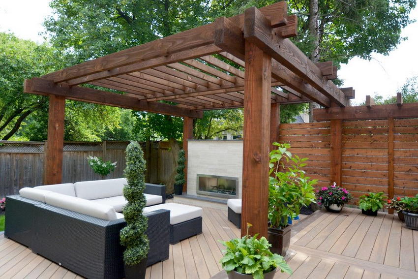 Stunning Designs  Ideas  for Modern  Pergolas  Garden  And 