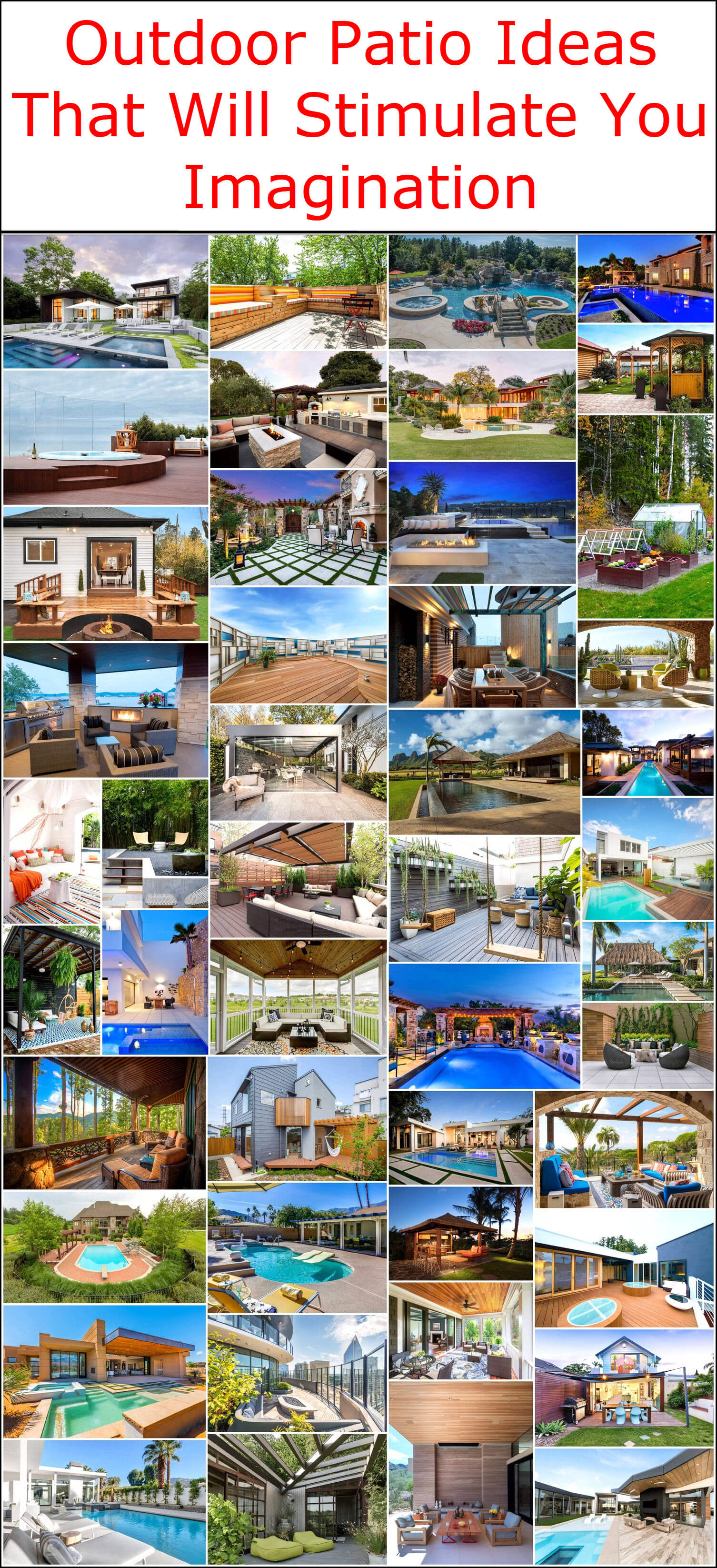 Outdoor Patio Ideas That Will Stimulate You Imagination