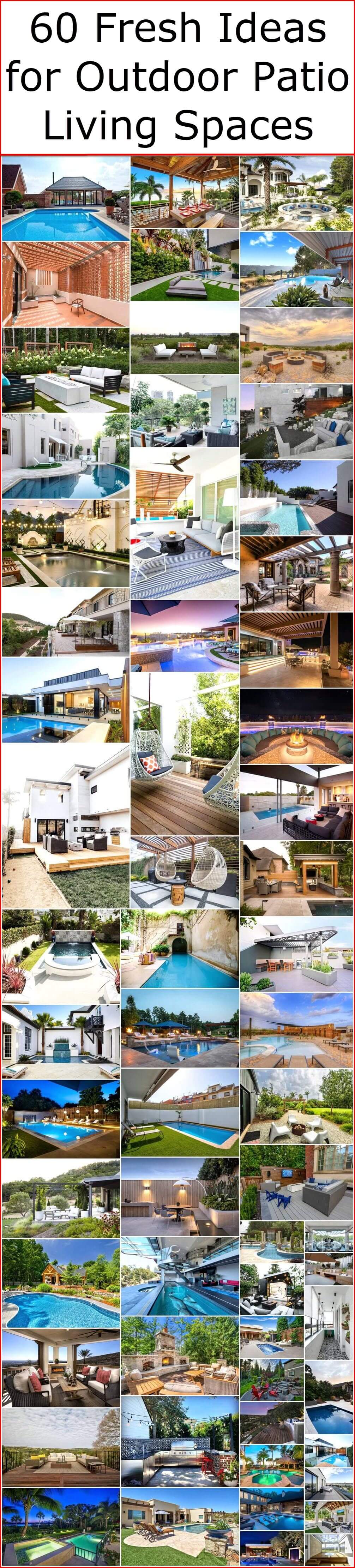 60 Fresh Ideas for Outdoor and Patio Living Spaces
