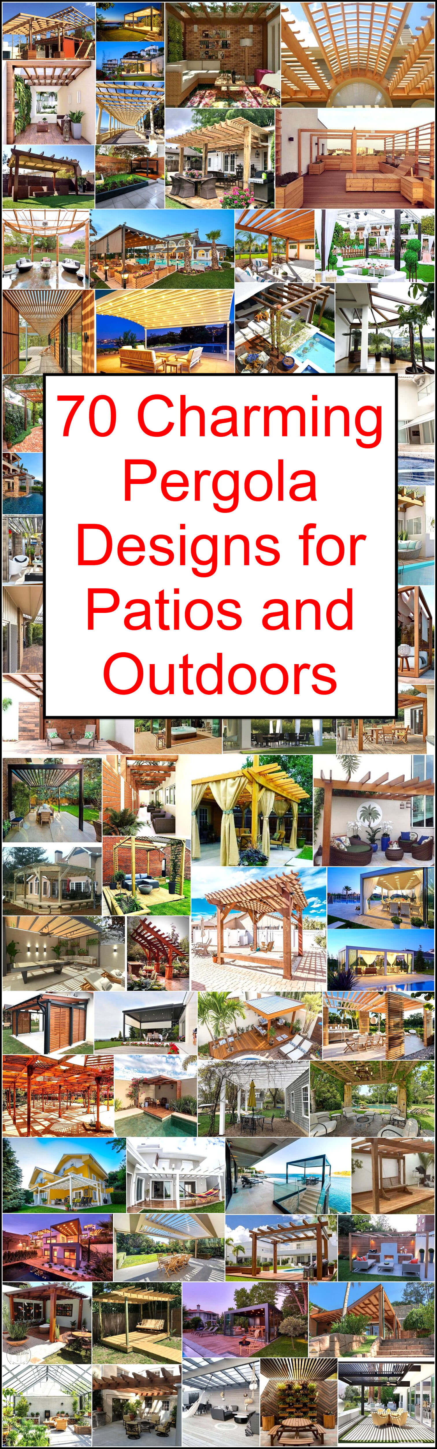 Charming Pergola Designs for Patios and Outdoors