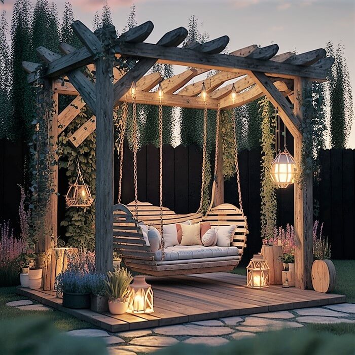 Tolle Ideen für Holzschaukeln für den Garten Rezept