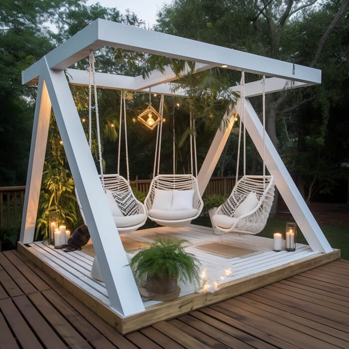 Tolle Ideen für Holzschaukeln für den Garten Rezept