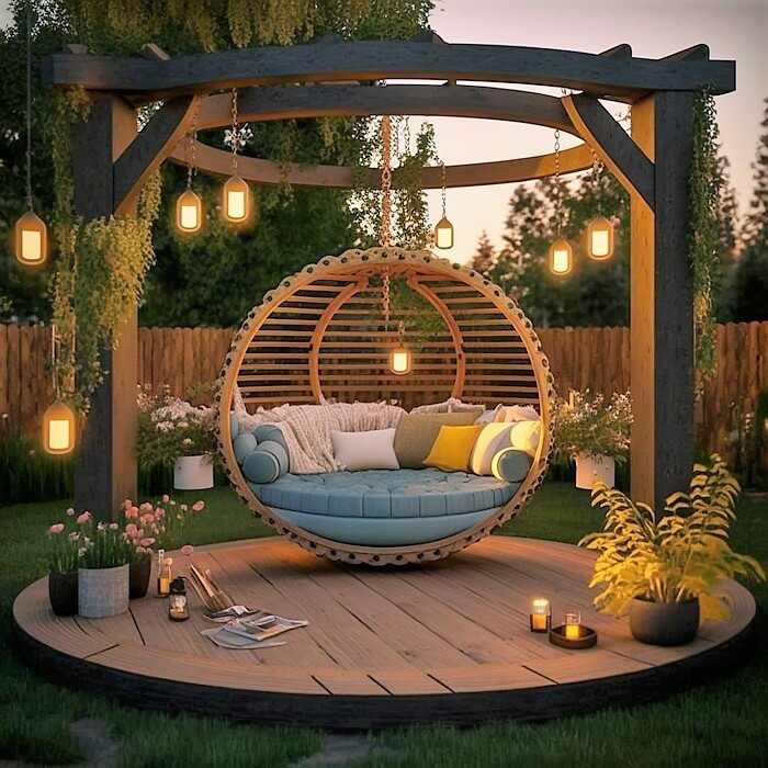 Tolle Ideen für Holzschaukeln für den Garten Rezept