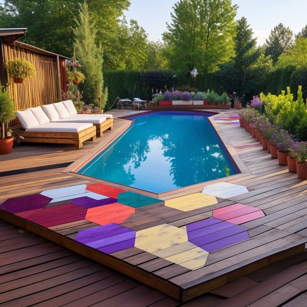 garden wooden pool design ideas (19)