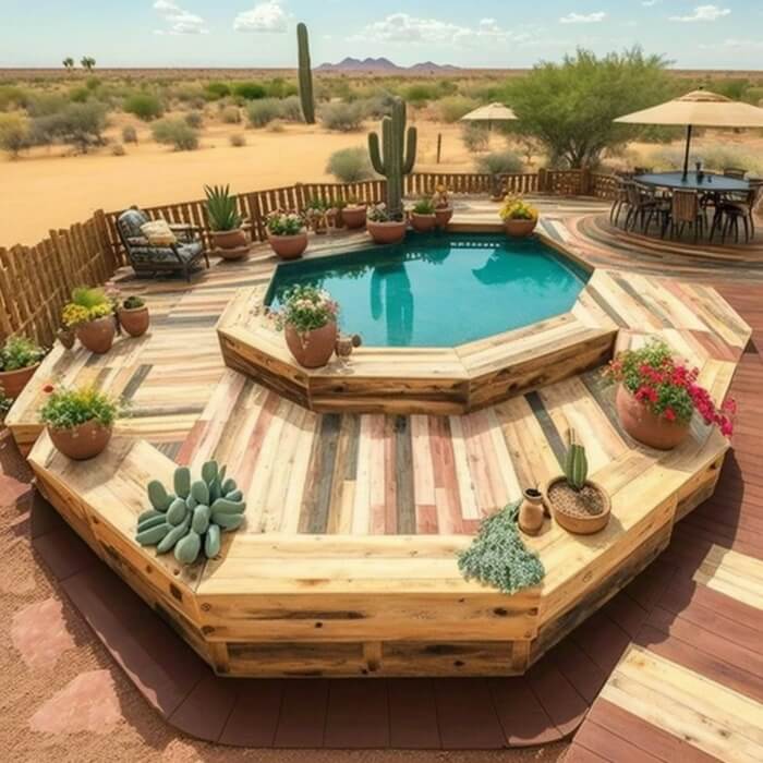 garden wooden pool design ideas (29)