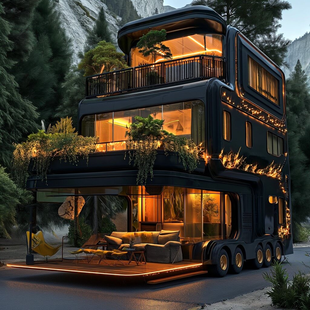 hippie boho style van and RV campers (18)