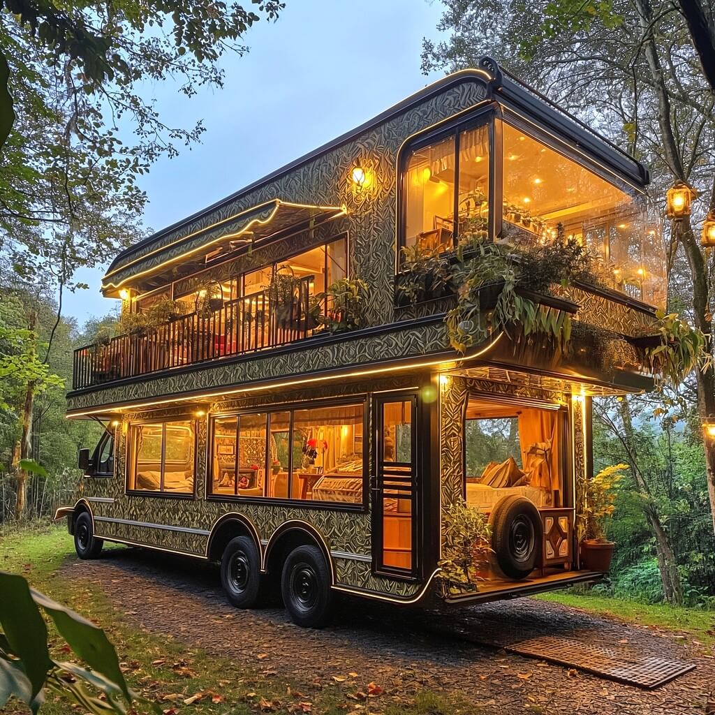 hippie boho style van and RV campers (8)